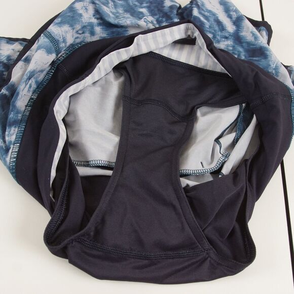 Lululemon Sea Side Blue Speed Running Shorts Womens Sz 4 - Picture 4 of 8